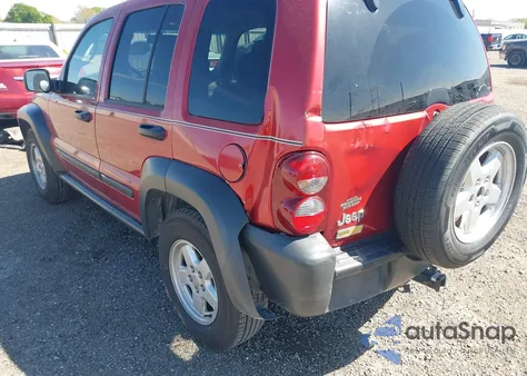 2006 Jeep Liberty Sport из США, поврежденный, VIN 1J4GK48K76W228440